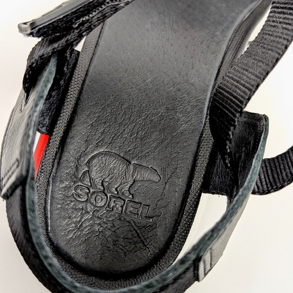 Sorel Kinetic Sandals Women Black White - Picture 8 of 10